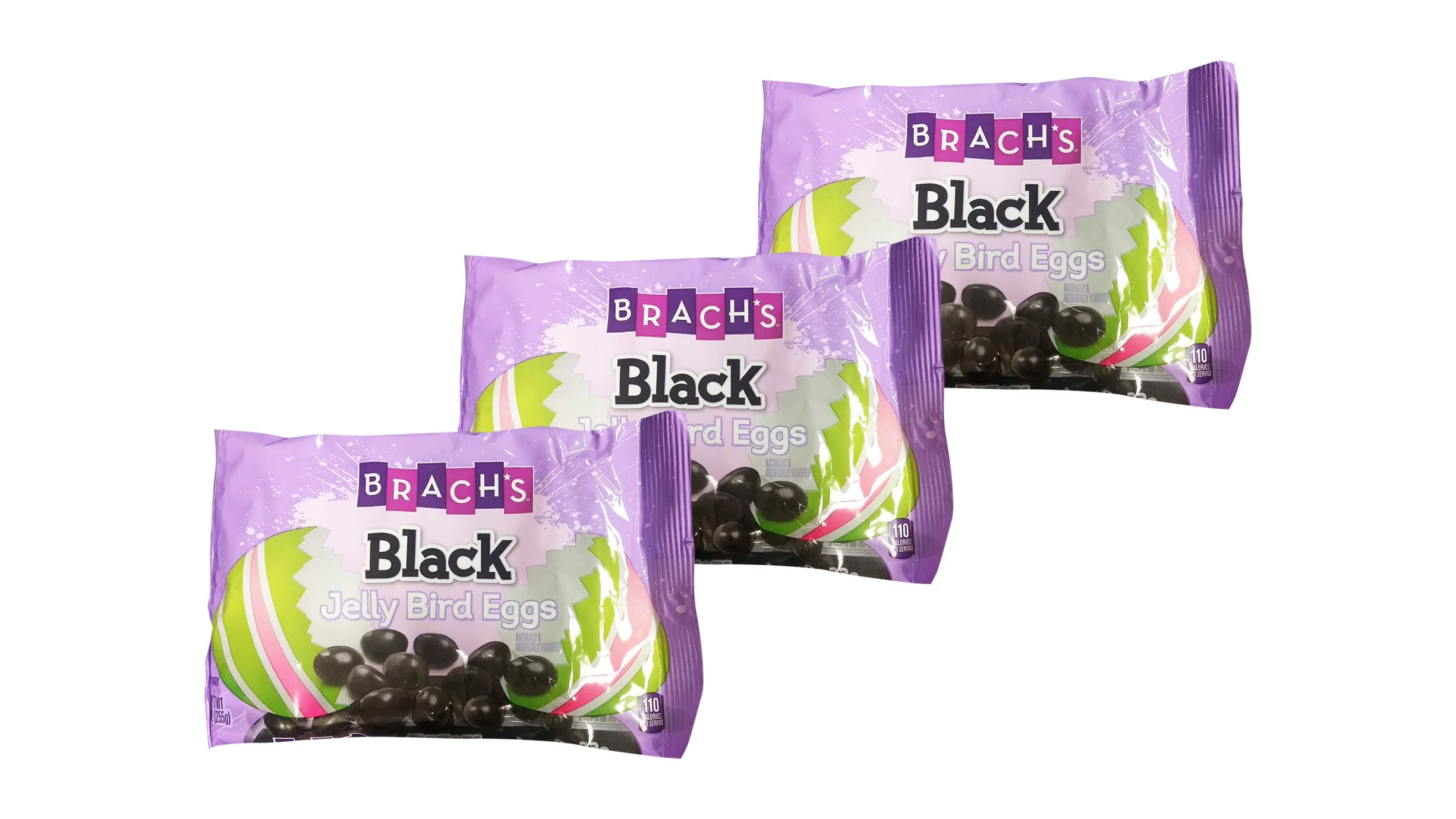 Deliciously Irresistible Brach's Black Jelly Bird Eggs - Pack of 3: A Sweet Treat for Every Occasion!
