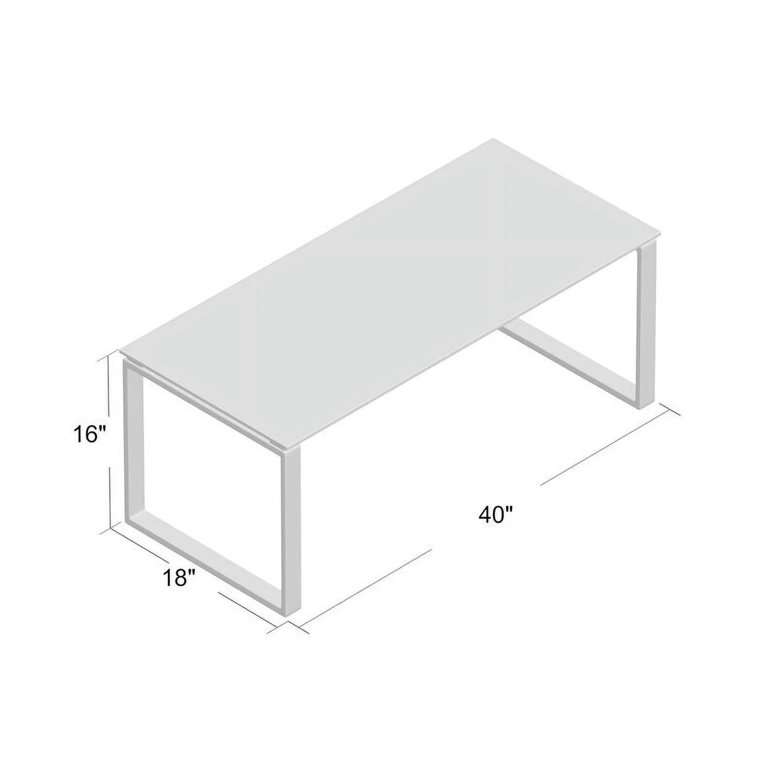 C2A-3073 Ashley Glass Coffee Table