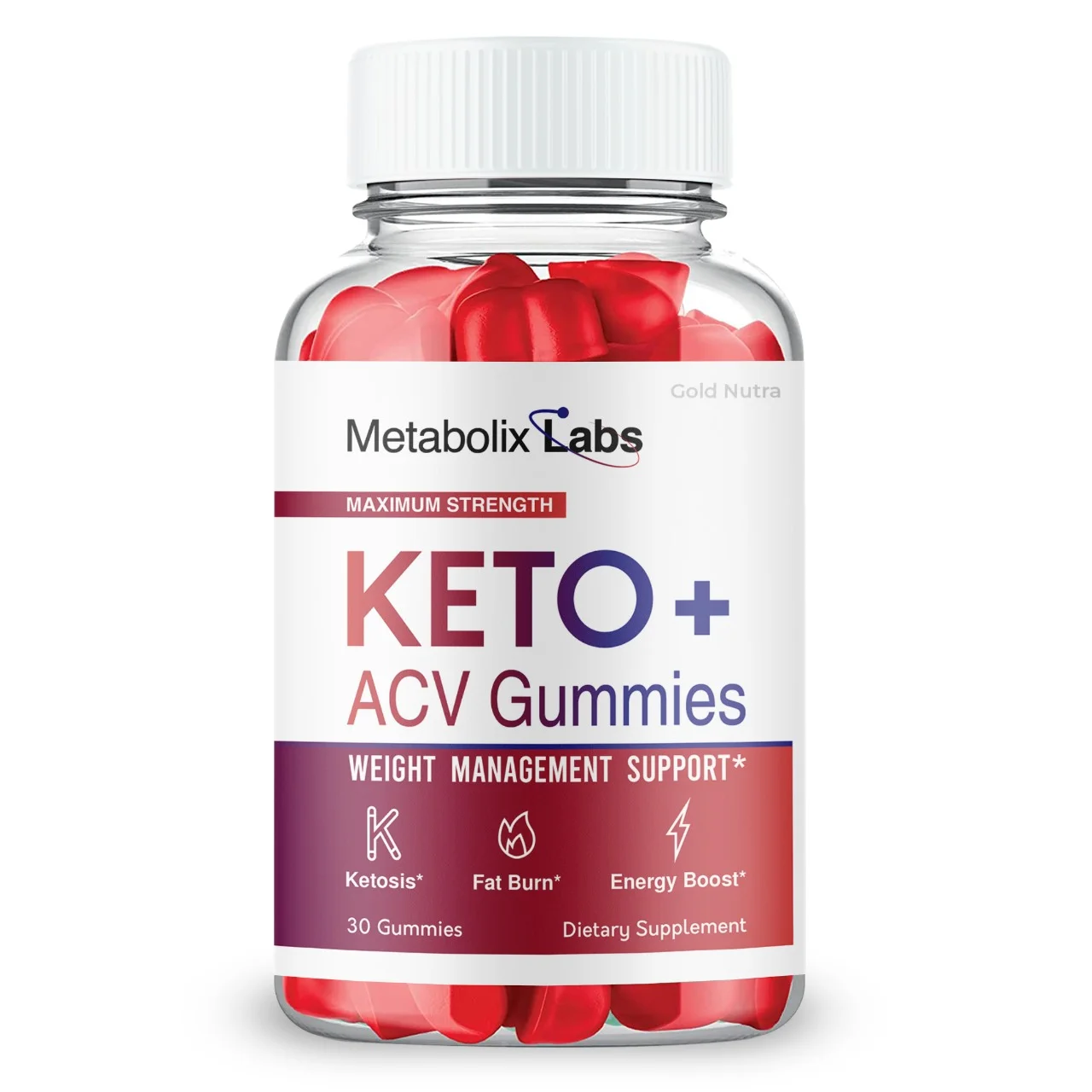 (1 Pack) Metabolix Labs Keto ACV Gummies, Metabolix Labs Keto Plus ACV Gummies, Metabolix Labs Gummies Lab Official Metabolic Keto Gummy Dietary Supplement