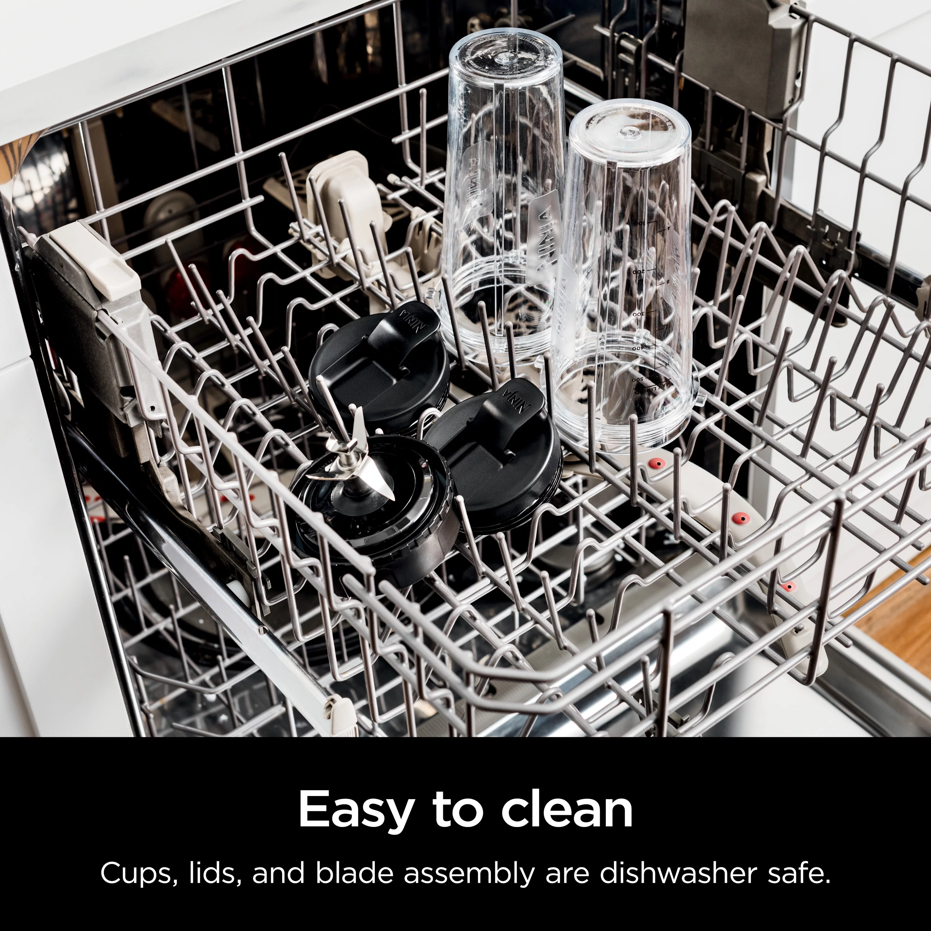 Ninja Nutri-Blender BN300 700-Watt Personal Blender, 2-20 oz Dishwasher-Safe to-Go Cups