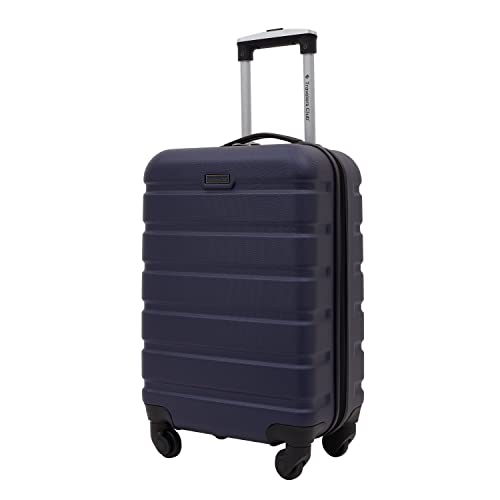 Travelers Club Harper Luggage, Black, 20-Inch Carry-On