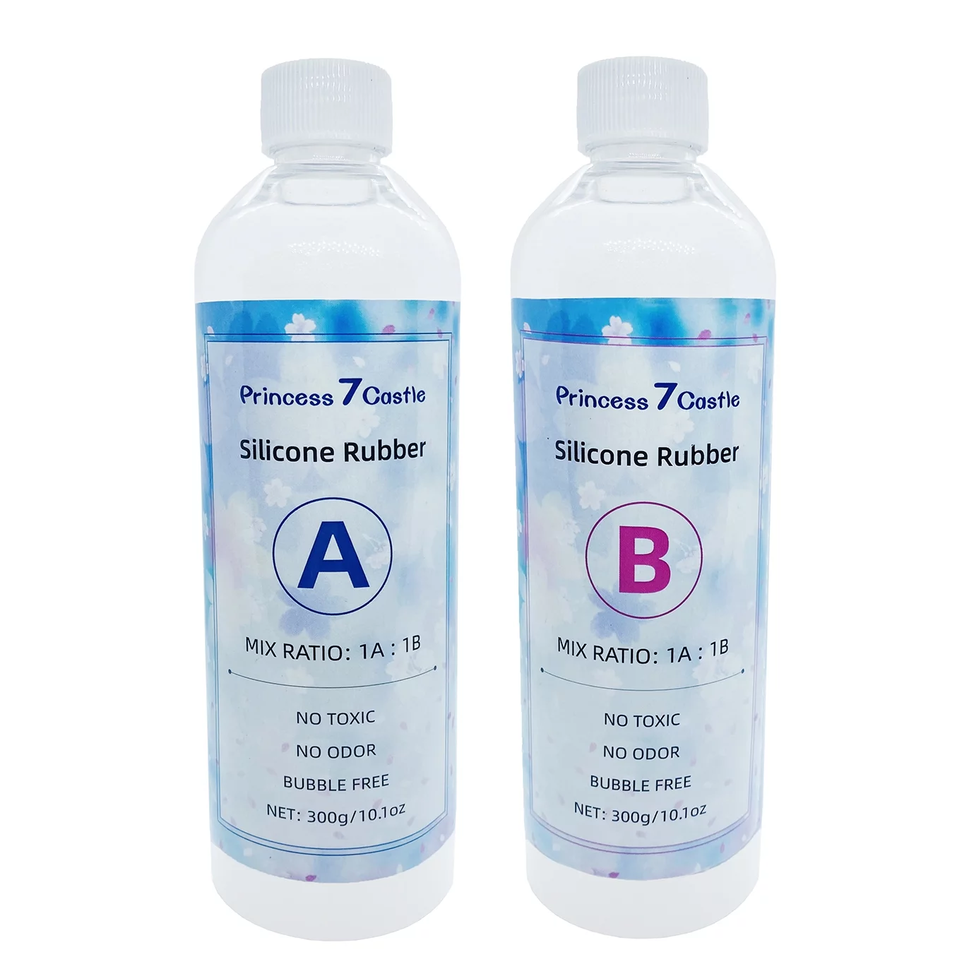 Silicone Mold Making Kit Liquid Silicone Rubber Non-Toxic Translucent Clear Mold Making Silicone-Mixing Ratio 1:1-Molding Silicone for Resin Molds,Silicone Molds DIY Manual Making (N.W 20.2oz)