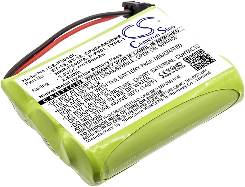 Replacement Battery for Nomad 24032X, 4126 3.6V/700mA