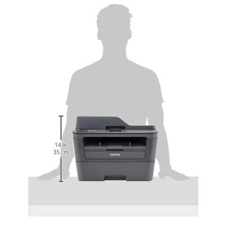 Brother MFCL2740DW Wireless Monochrome Printer with Scanner Copier