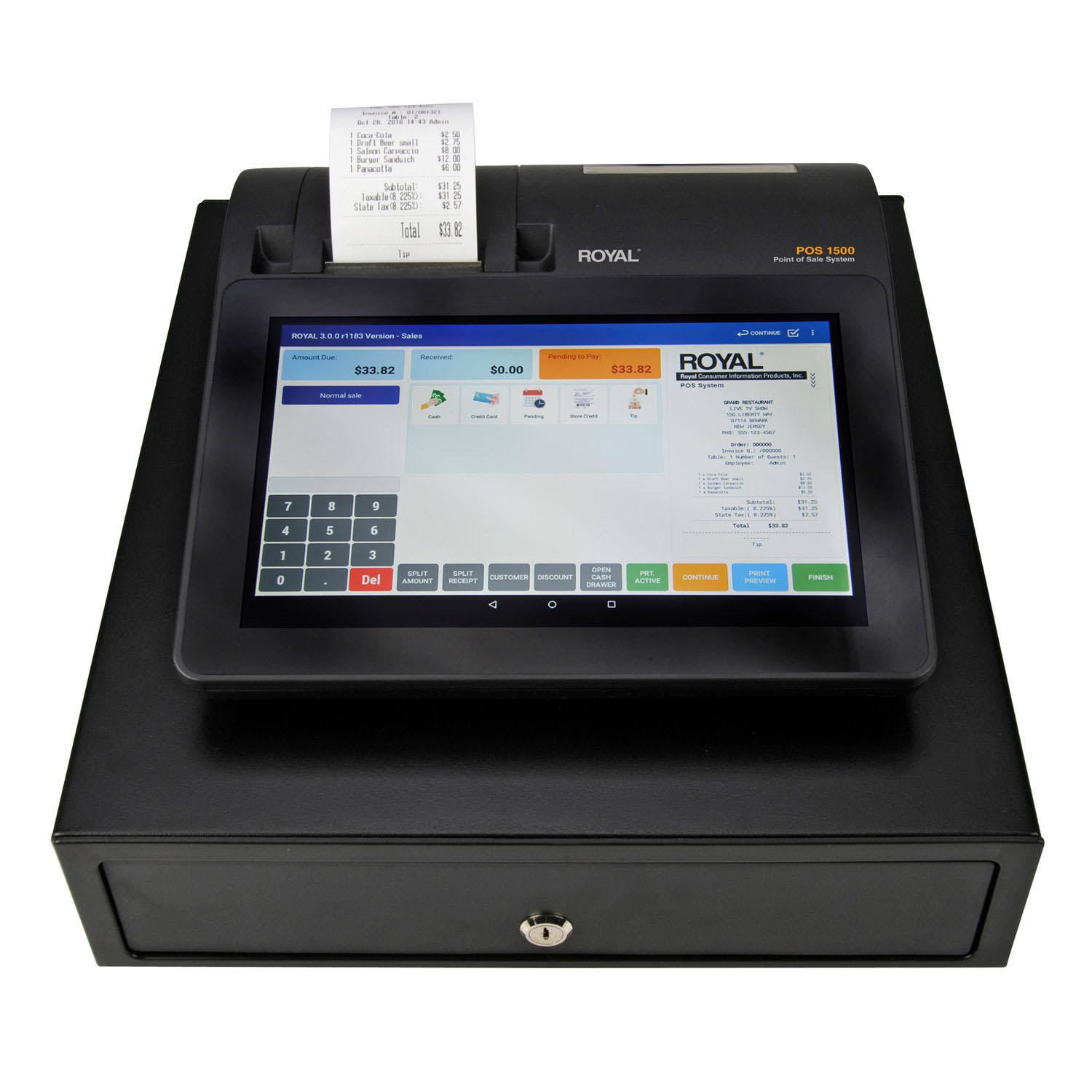 Royal POS1500 Cash Register 2024 Best Sellers