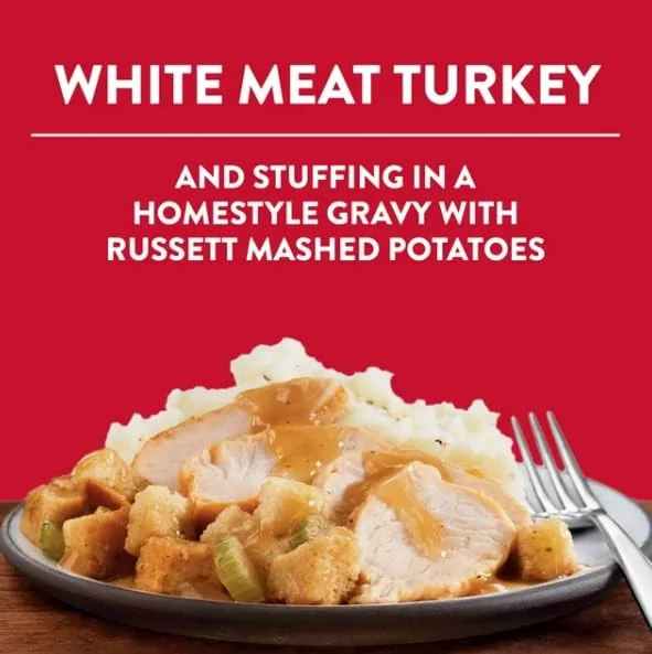 Stouffer's Variety Pack Classic Ketchup Glazed Meatloaf Meal, 9.875 oz/Roast Tender White Turkey Frozen Meal, 9.625 oz - Pack of 8