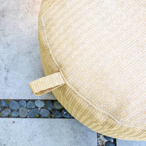 Big Joe Tuffet Weatherproof Bean Bag Chair, Paprika Bella Sunmax, Durable Weather Resistant Fabric, 2.5 feet Teardrop