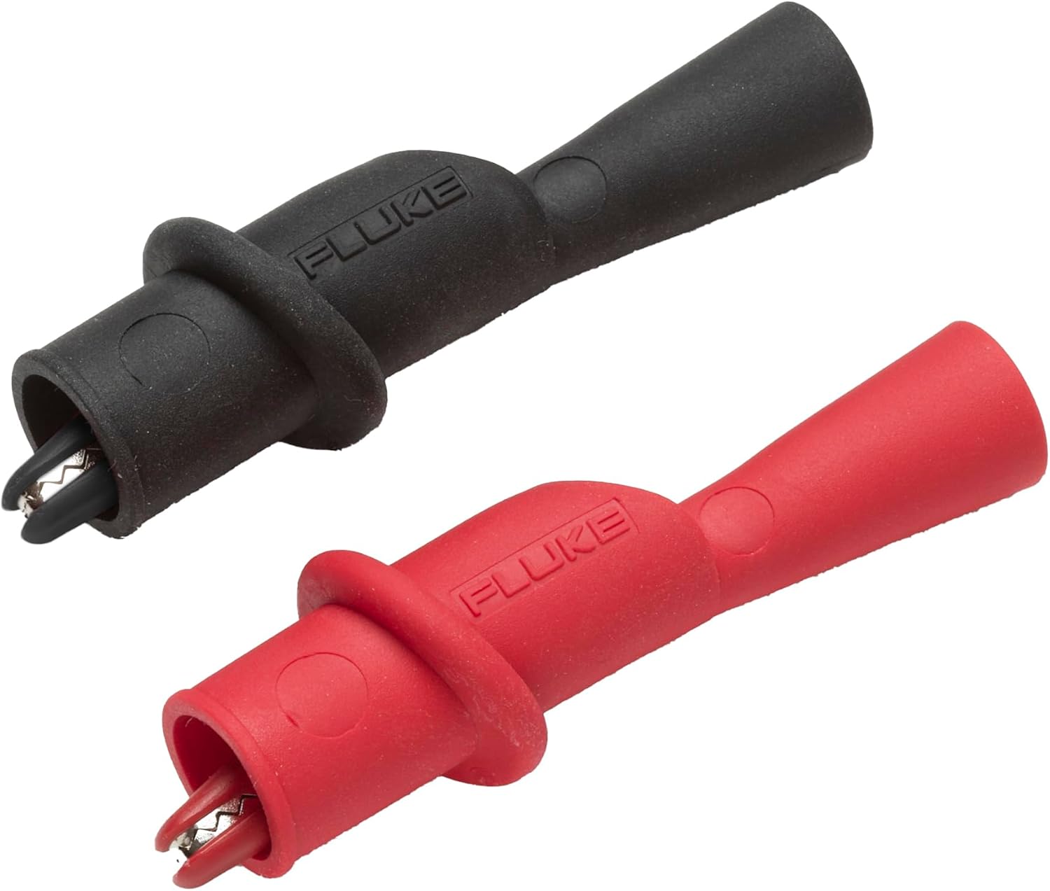 Fluke AC175 Threaded Slide-On Alligator Clip Set with Flexible Boots