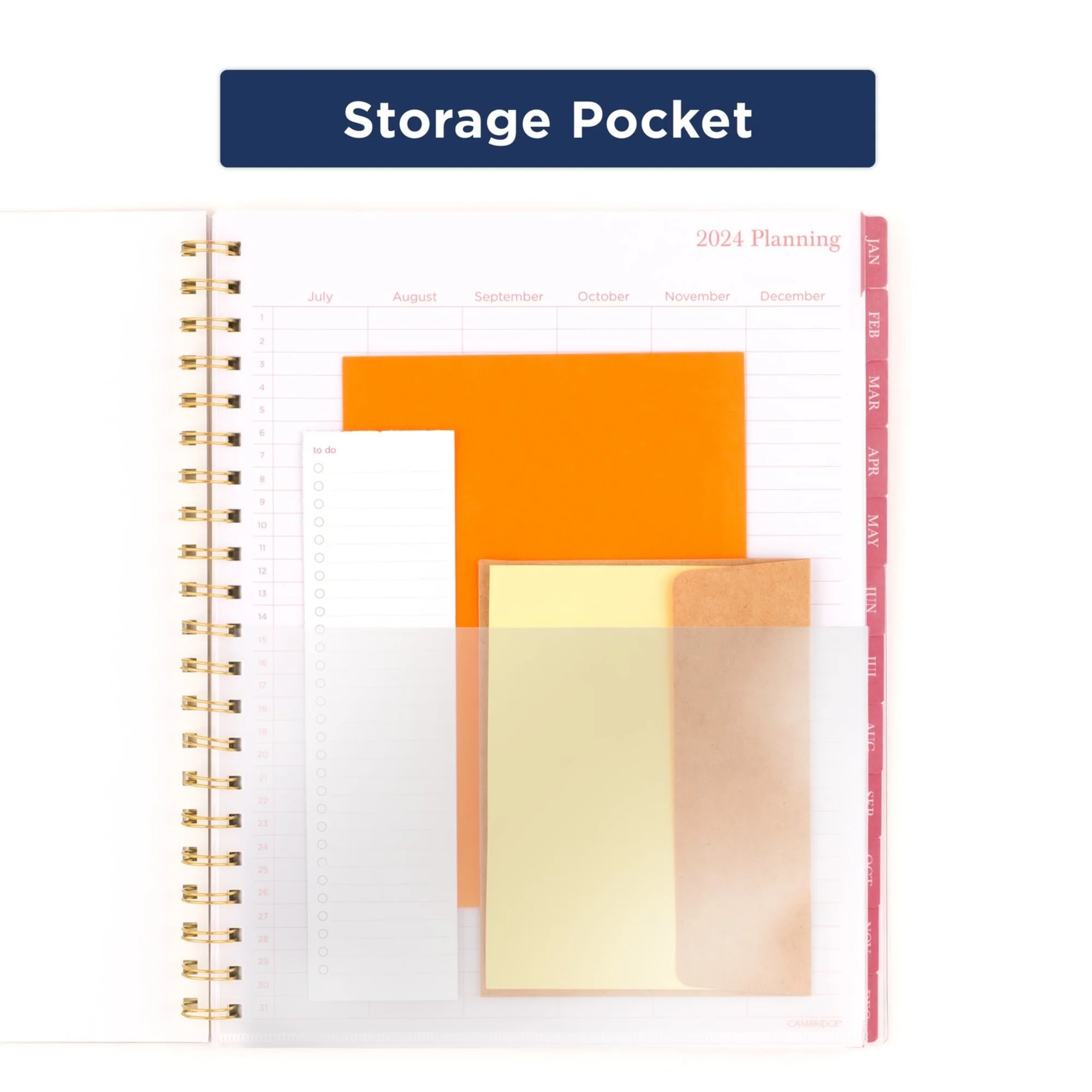 Cambridge Thicket 2024 Weekly Monthly Planner Large 8 12 x 11 - Planners