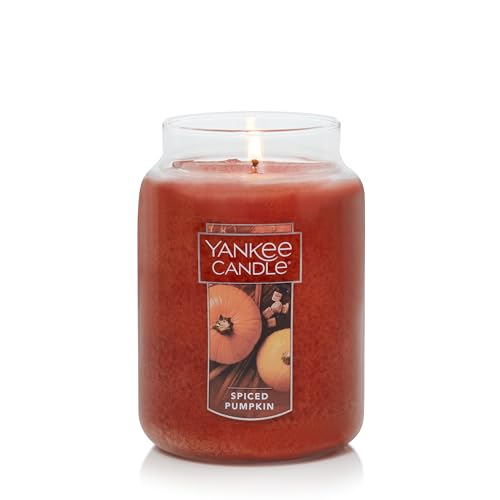 Yankee Candle Sugared Cinnamon Apple, Scented Candle, 22oz Large Jar with up to 150 Hour Burn Time, Giftable
