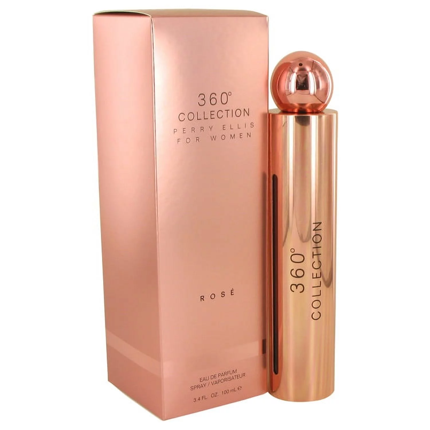 Perry Ellis 360 Collection Rose by Perry Ellis Eau De Parfum Spray 3.4 oz for Female