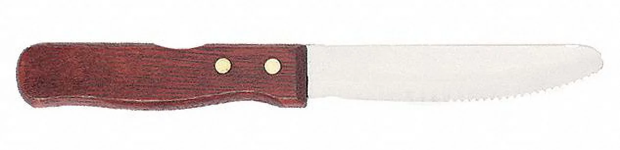 Crestware Steak Knife,5 in L,Brown,PK12  SKJW