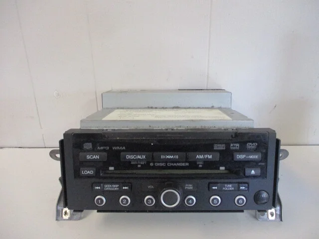 Pre-Owned 2008-2009 Acura RDX 6 Disc CD XM SAT GPS Navigation Radio 3PR0 OEM LKQ (Good)