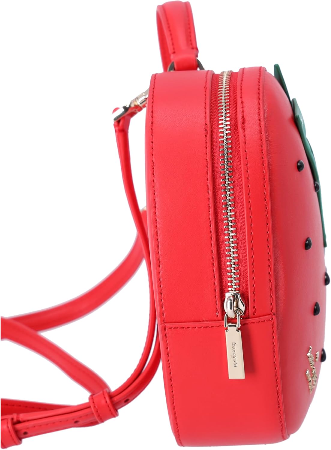 Kate Spade 3D Strawberry Crossbody Puffy Summer Berry Leather Bag Novelty