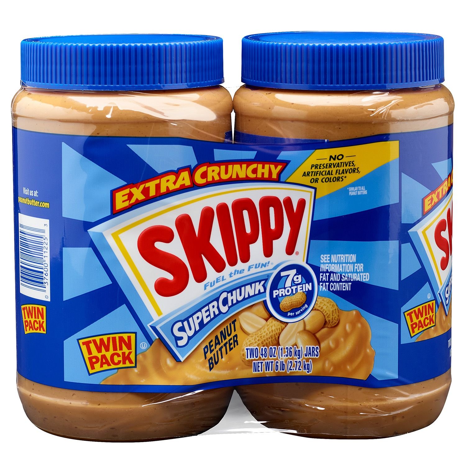 Skippy Super Chunk Peanut Butter (48 oz., 2 pk.)