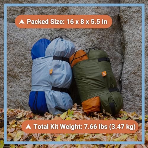 Haven Tents Lay Flat Hammock Tent - Waterproof Tent & Camping Hammock with Mosquito Net - Includes Insulated Pad and Rainfly - Haven Tent, Haven XL, Haven Safari