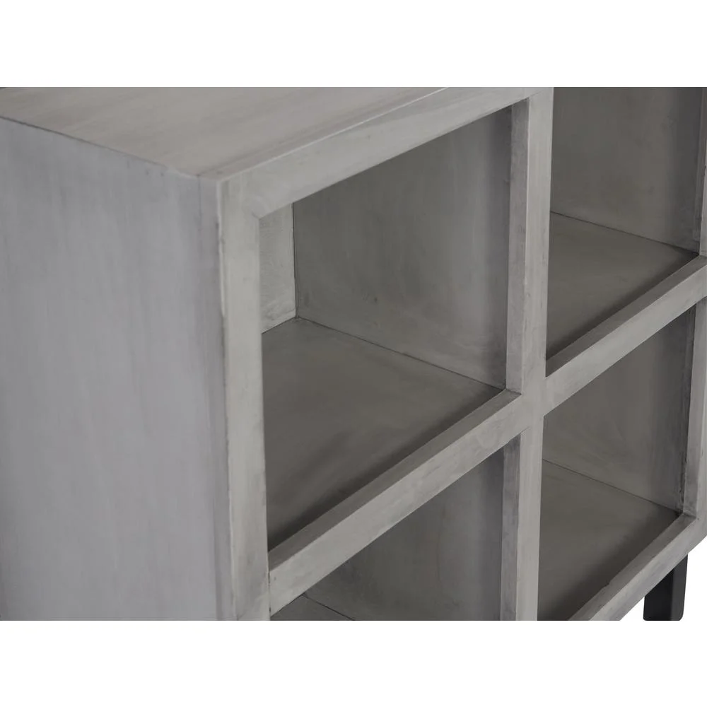 Progressive Furniture Library Gray Wood Accent Bookcase