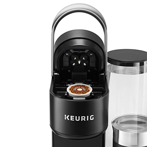 Keurig K-Cafe Single-Serve K-Cup Coffee Maker, Latte Maker and Cappuccino Maker, Comes with Dishwasher Safe Milk Frother, Coffee Shot Capability, Compatible with all Keurig K-Cup Pods, Dark Charcoal