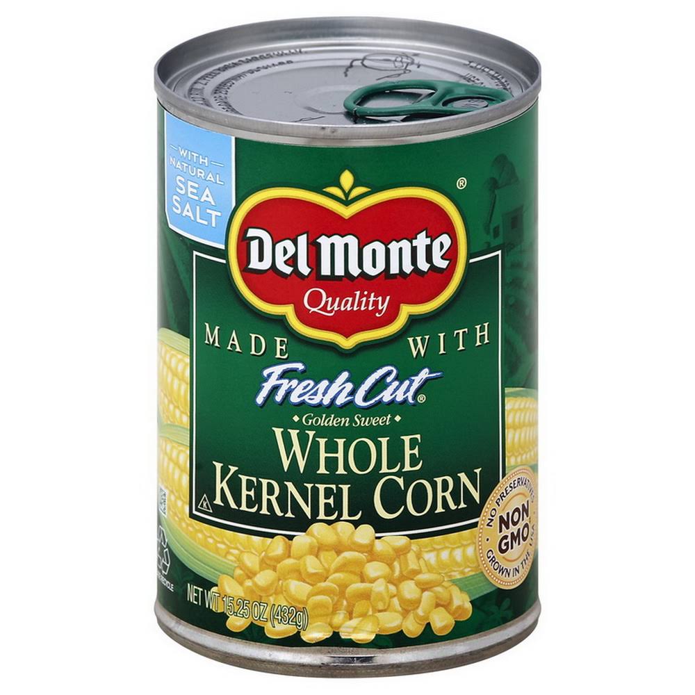 Del Monte 15.25 oz. Can Golden Sweet Whole Kernel Corn - 24/Case