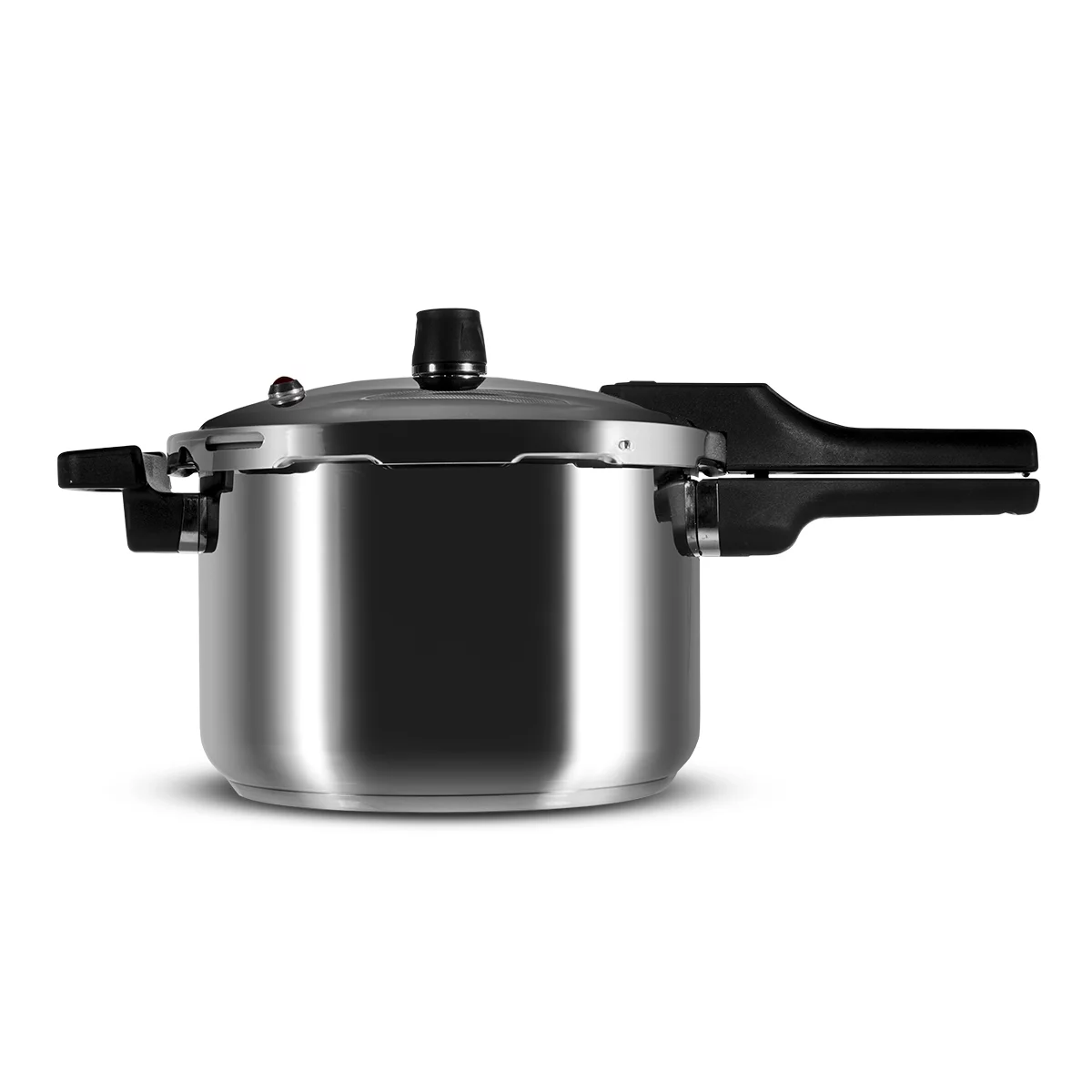 7.4 Quart Stainless Steel Pressure Cooker Stove Fast Cooker Stovetop Pot Pressure Regulator