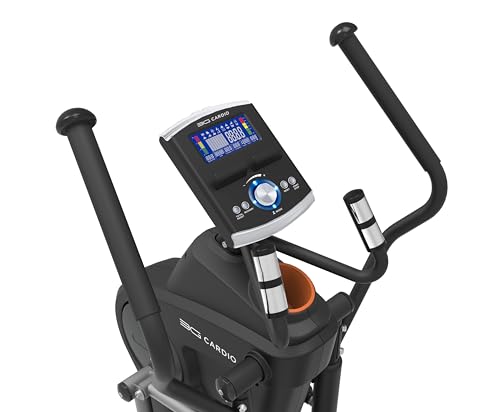 Elite EM X Elliptical Trainer Machine with 18”- 23” Adjustable Stride, Small Space Saving 49.2” Footprint, FreeSync™ FTMS Smart HD Connectivity, 350LB Max Weight, 5 Year Parts Warranty.