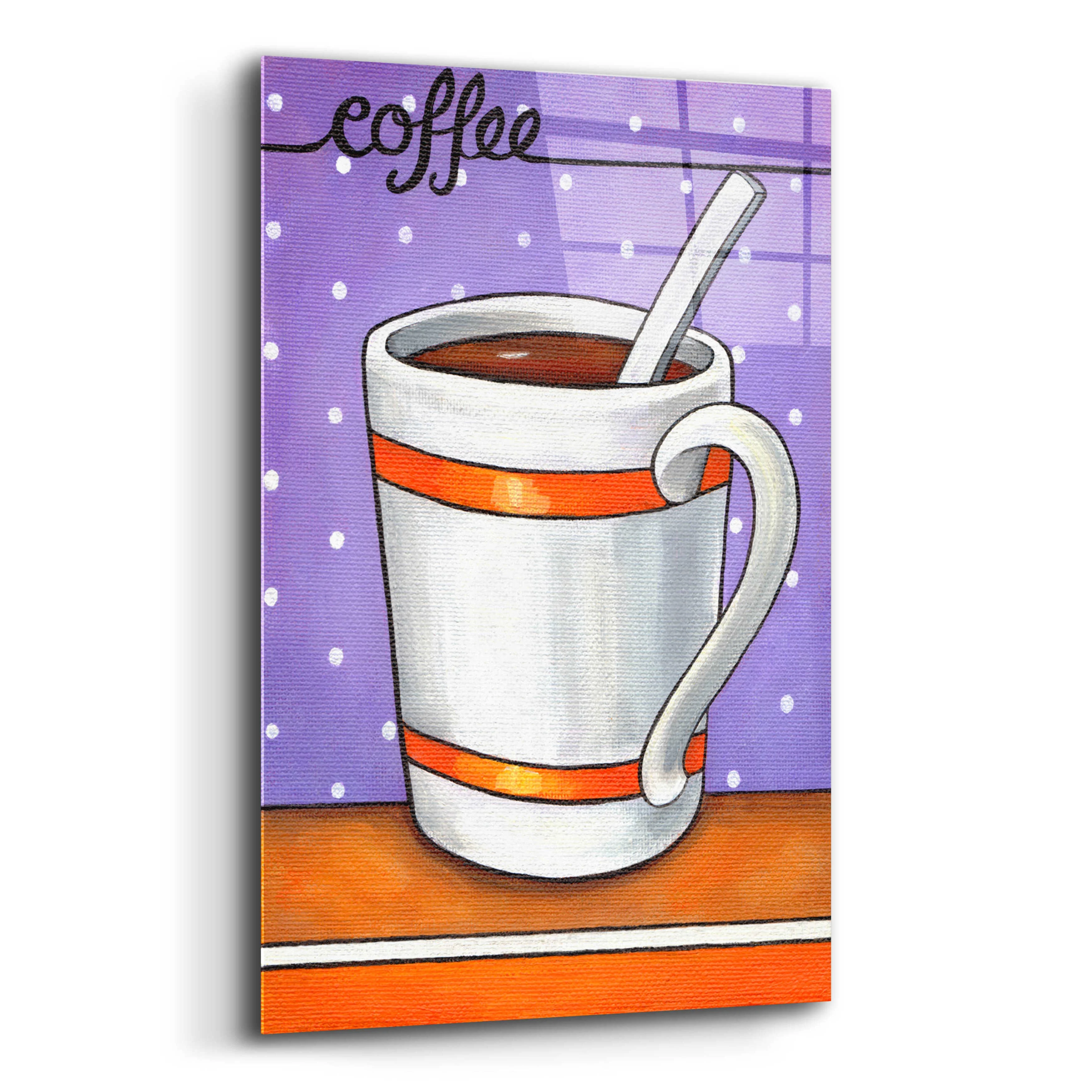 Epic Art 'Good Morning Cafe Coffee' by Cathy Horvath-Buchanan, Acrylic Glass Wall Art, 12