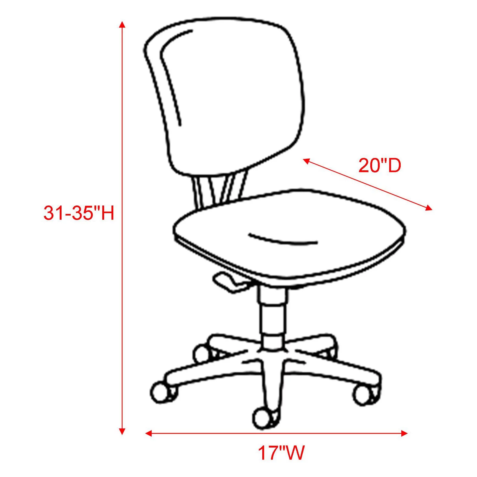 Picket House Milley Office Task Chair Pink