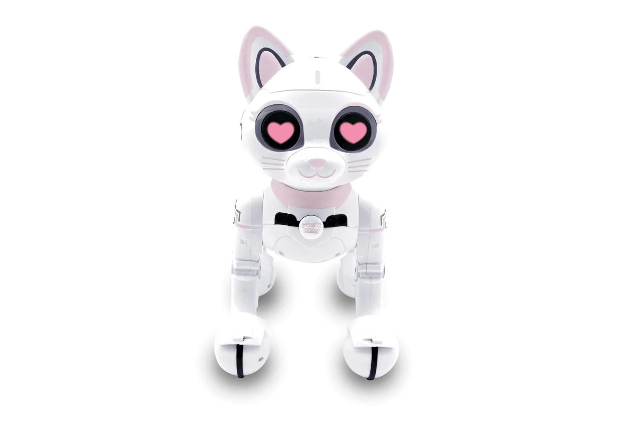 Lexibook Power Kitty – My smart robotic kitty with function gesture control, dance, walk, movements, touch sensors and animal imitation, incl. remote control. - KITTY01