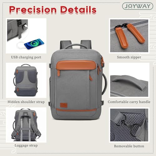 Joyway Expandable Carry on Luggage Sets Airline Approved, Lightweight Hard Shell 20 Inch Carry-on Suitcase with Spinner Wheels