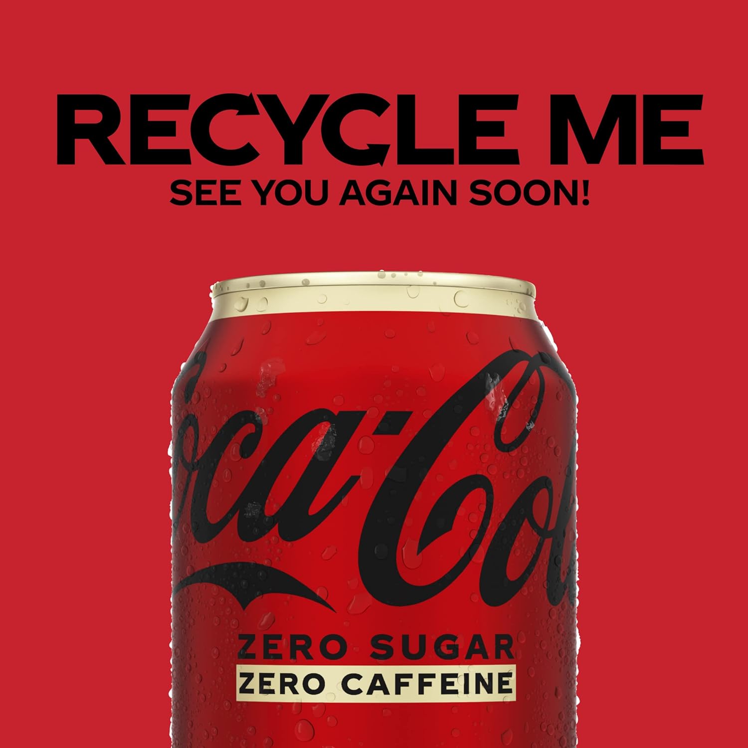 Coca-Cola Zero Caffeine-Free Soda, 12 Fl Oz (pack of 12)