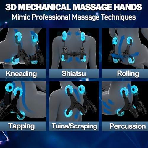 2025 Massage Chair Full Body, Zero Gravity SL-Track Shiatsu Massage Recliner Chair with Heat, AI Control, Body Scan and Calfrest Extension