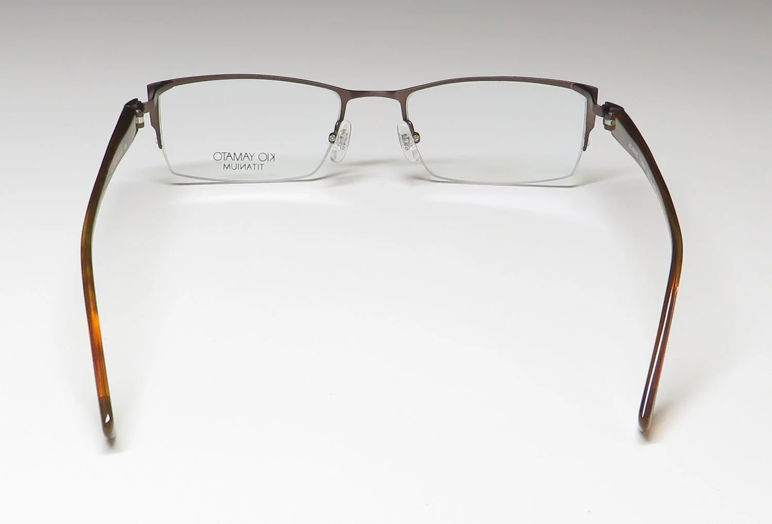 KIO YAMATO KT-254 TITANIUM LIGHTWEIGHT HALF-RIMLESS JAPAN EYEGLASS FRAME/GLASSES