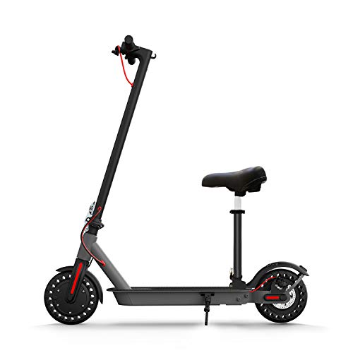 Hiboy S2 Adjustable Seat and Handlebar for Kick Scooter, Aluminum Rod, Leather Cushion, Fits E-Scooter