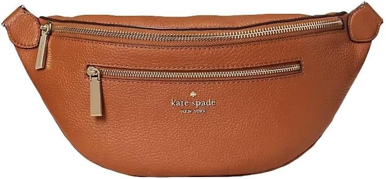 Kate Spade New York Leila Leather Belt Bag Fanny Pack in Warm Gingerbread