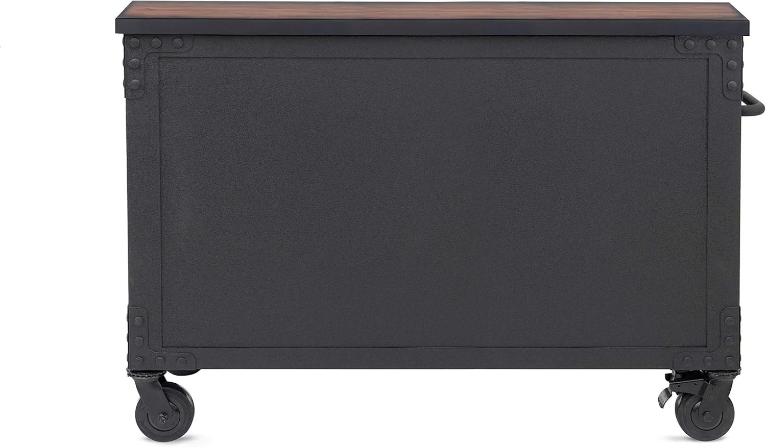 Duramax 48 in. 5-Drawers Garage Rolling Tool Chest with Dark Solid Wood Top