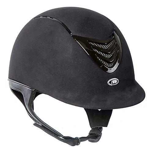 IRH IR4G Gloss Vent Helmet Large Black Suede