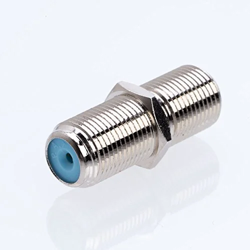 Cctv4Less 3 Ghz F81 F Female To Female Coupler F-Type Adapter Connector (10/20/30/50/100 Pack) (20) Electronic_Adapter