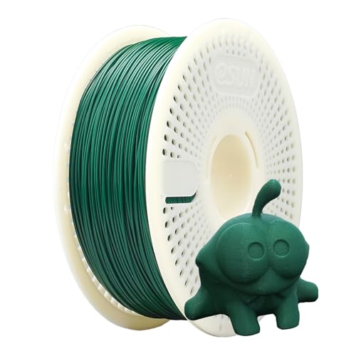 eSUN PLA+ Refilament 1.75mm and Upgarded eSpool+ Set, Reusable and Removable Filament Spool Replacement with 3D Printer Refill PLA Plus, 1KG Spoolless 3D Printing Filament, Cold White