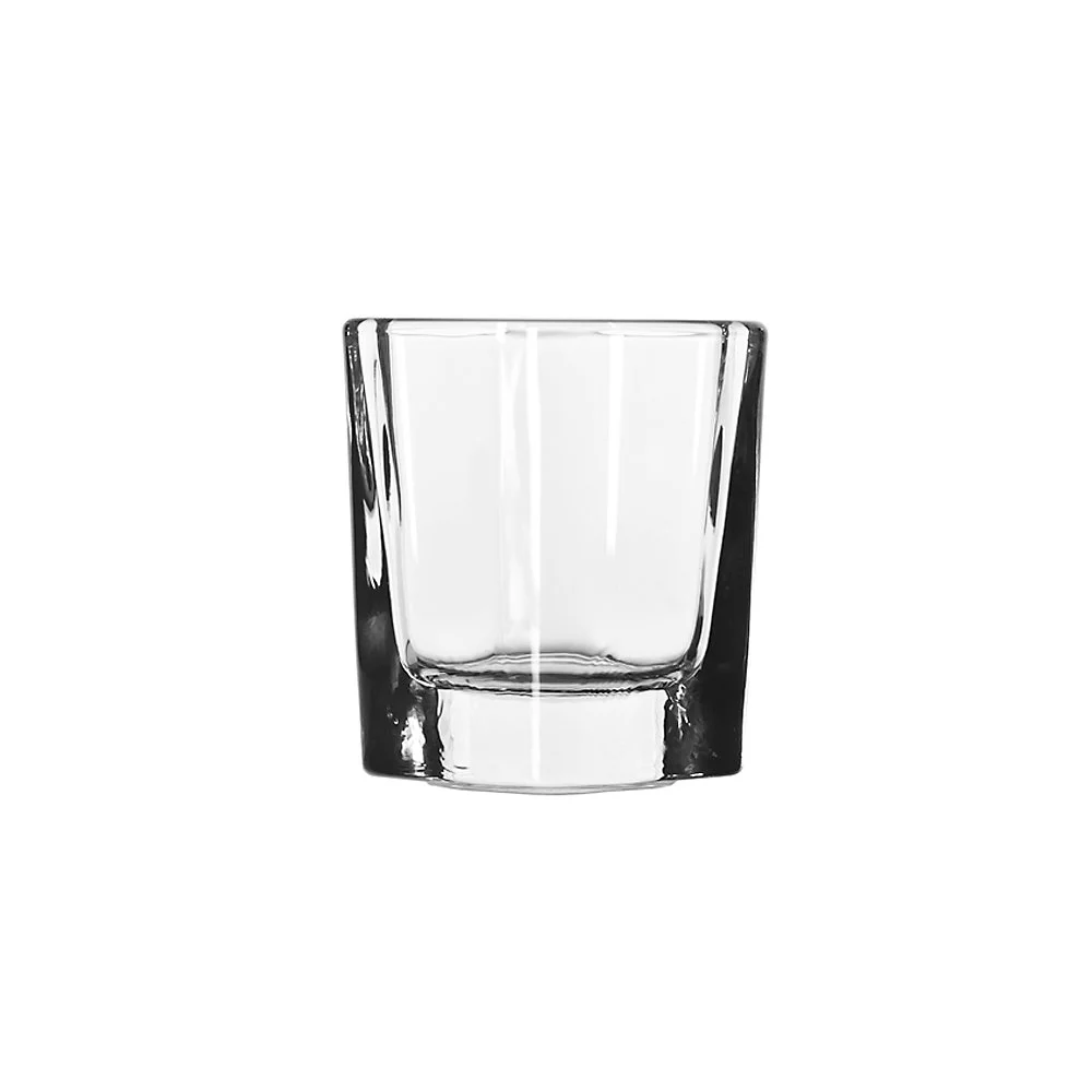 Prism Shot Glasses, 2 oz, Clear, 72/Carton