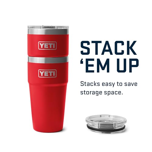 YETI Rambler 20 oz Stackable Tumbler, Stainless Steel, Vacuum Insulated with MagSlider Lid