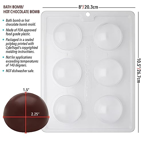 Bath Bomb Chocolate Mold, Bundle of 3
