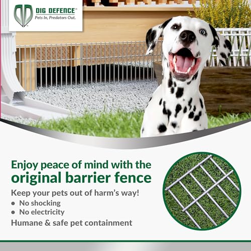 Dig Defence - The Original Animal Barrier Fence, X-Large - 2 Pack, 4’ Total Length - No Dig Fence
