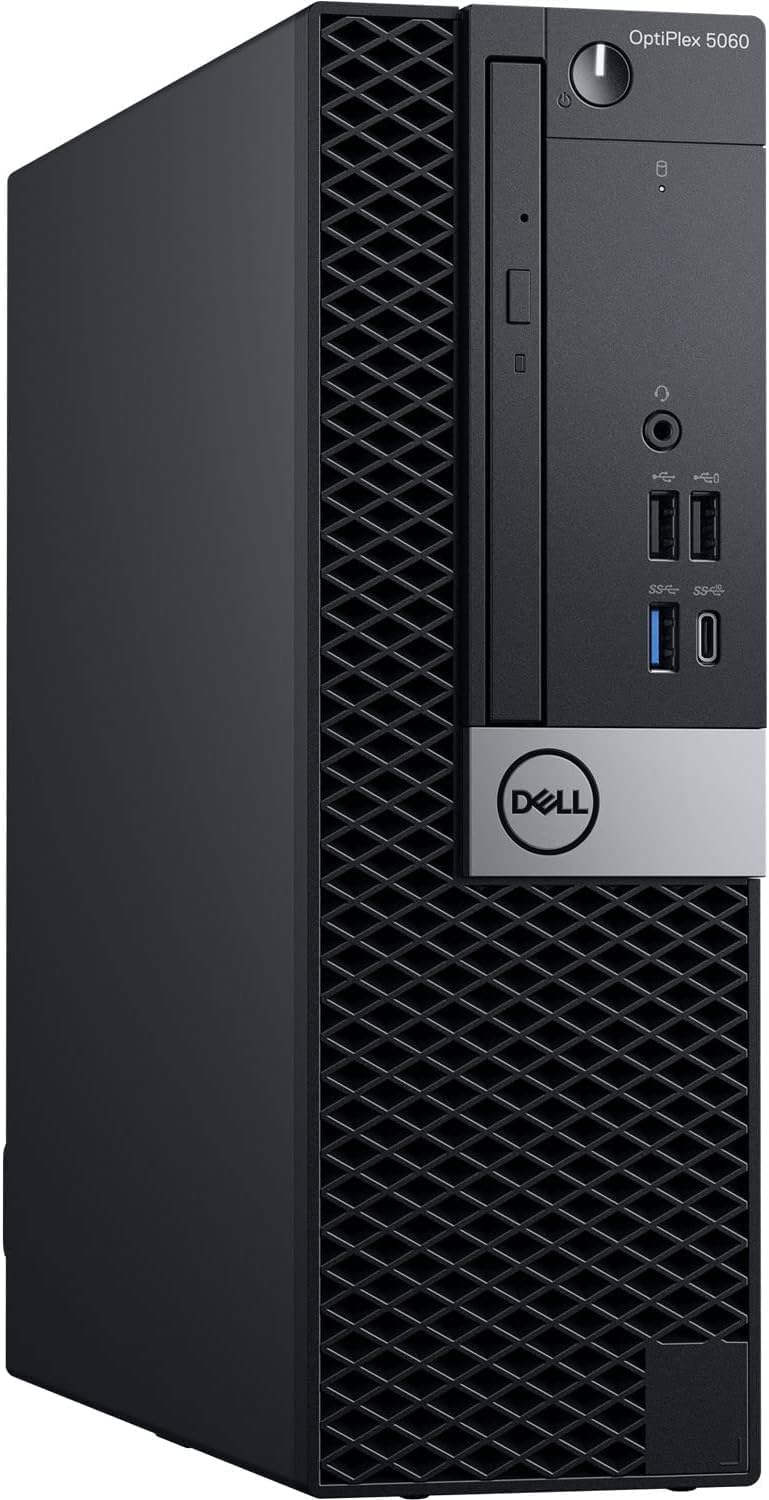 Dell Optiplex 5060 Desktop Computer | Hexa Core Intel i5 (3.2) 8GB DDR4 RAM 1TB SSD Solid State Windows 11 Professional Home or Office PC, Black (Renewed)