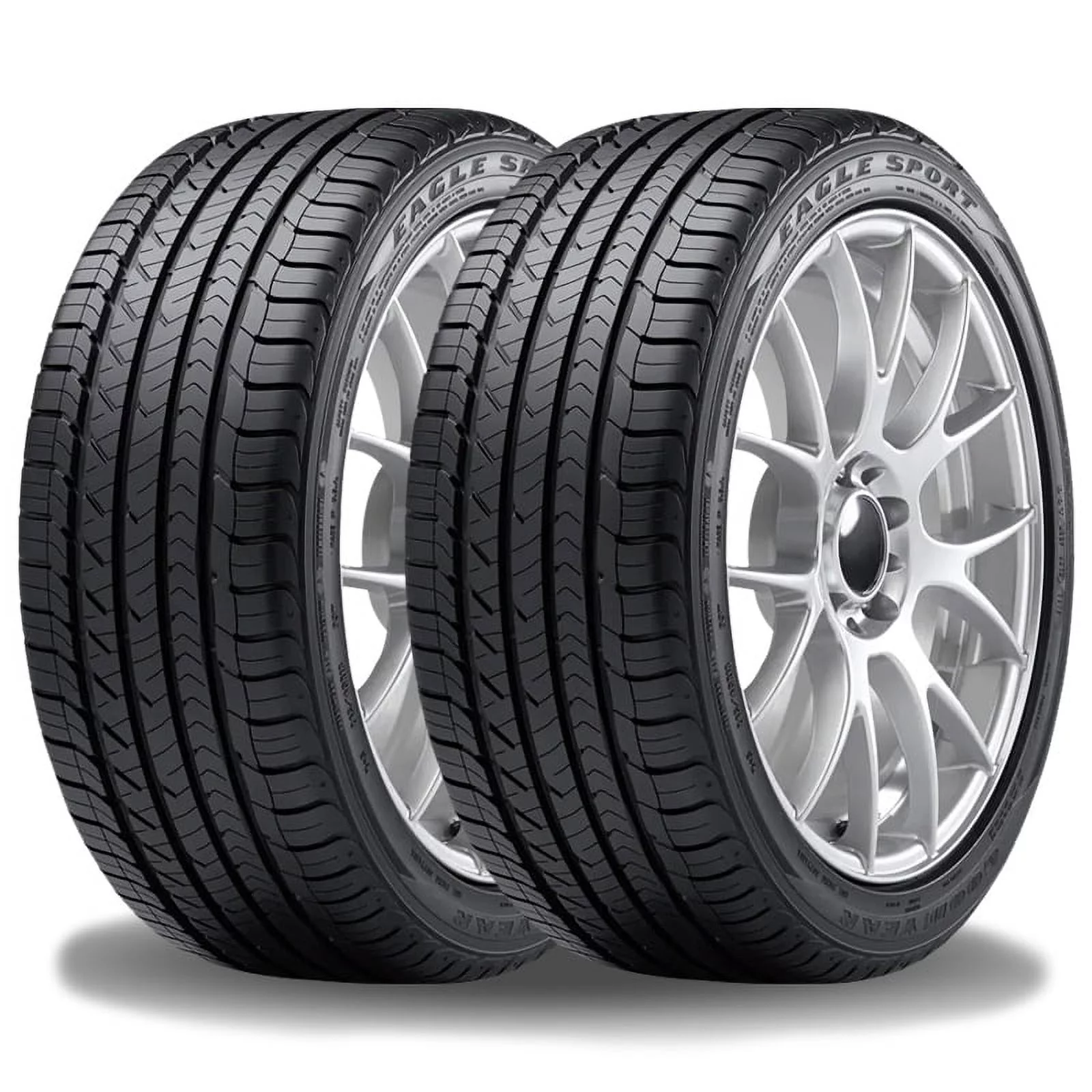 Pair of 2 Goodyear Eagle Sport All Season 225/60R18 100V Performance 50K Mile M+S Tires 109132366 / 225/60/18 / 2256018 Fits: 2018-23 Chevrolet Equinox LT, 2017-18 Subaru Outback 3.6R Touring