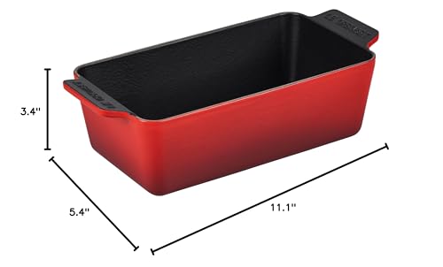 Le Creuset Enameled Cast Iron Signature Loaf Pan, 2qt., Cerise