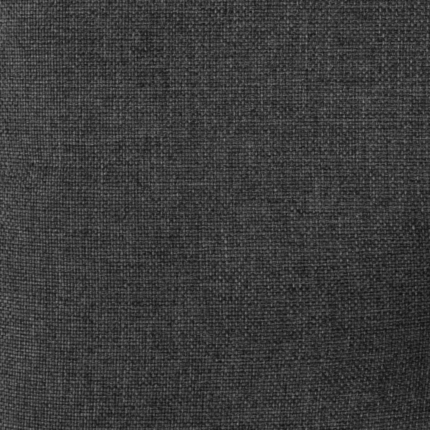 U-Shaped Memory Foam No Slip Back 16 x 16 Chair Pad Cushion 2 Pack - Charcoal