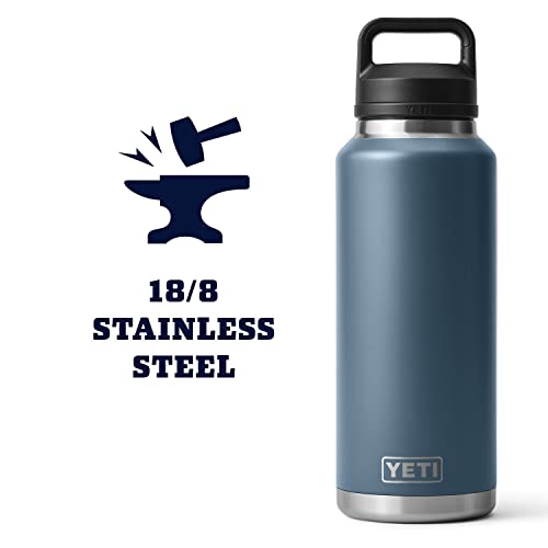 YETI Rambler 46 oz Bottle, Vacuum Insulated, Leakproof, Stainless Steel with Chug Cap