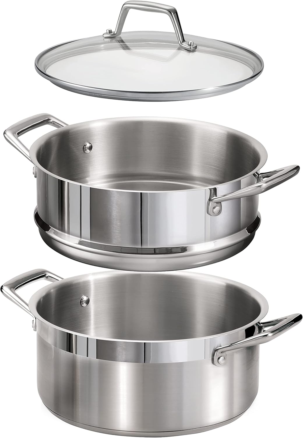 Tramontina Steamer Set Stainless Steel Induction-Ready 5 Quart, 80120/523DS