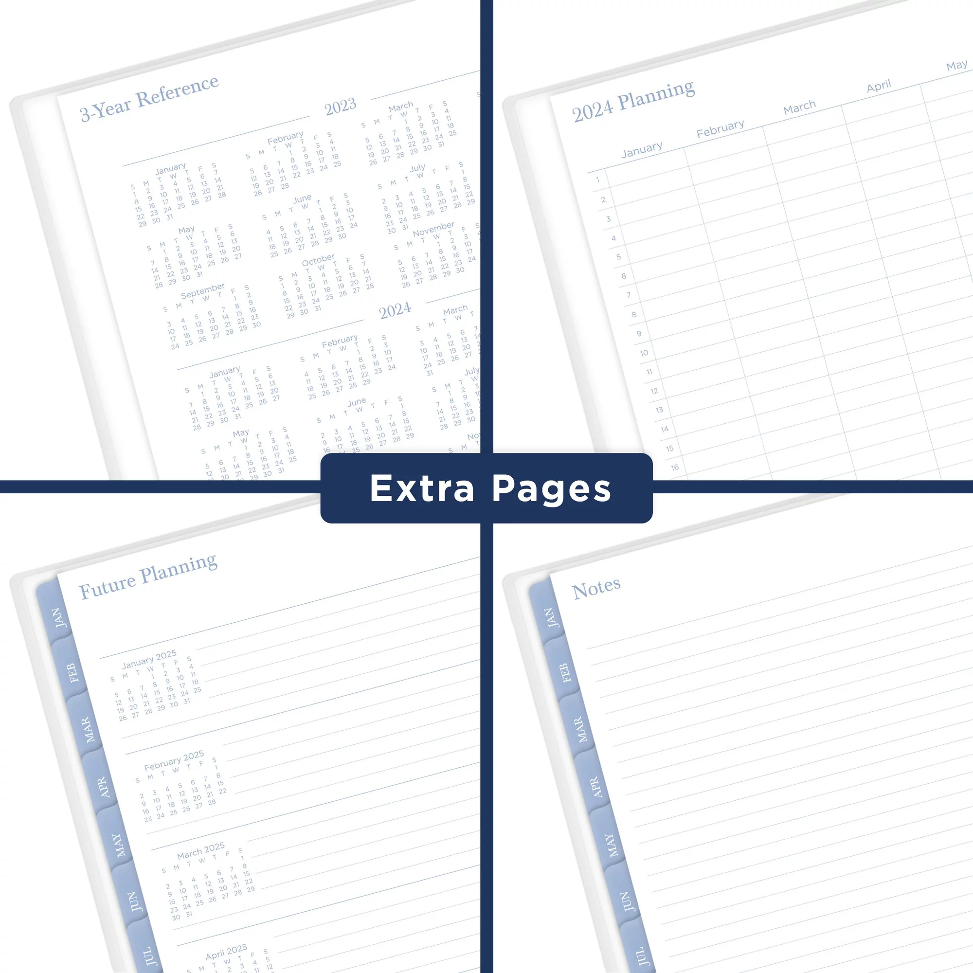 Cambridge Elena 2024 Weekly Monthly Planner Large 8 12 x 11 - Planners