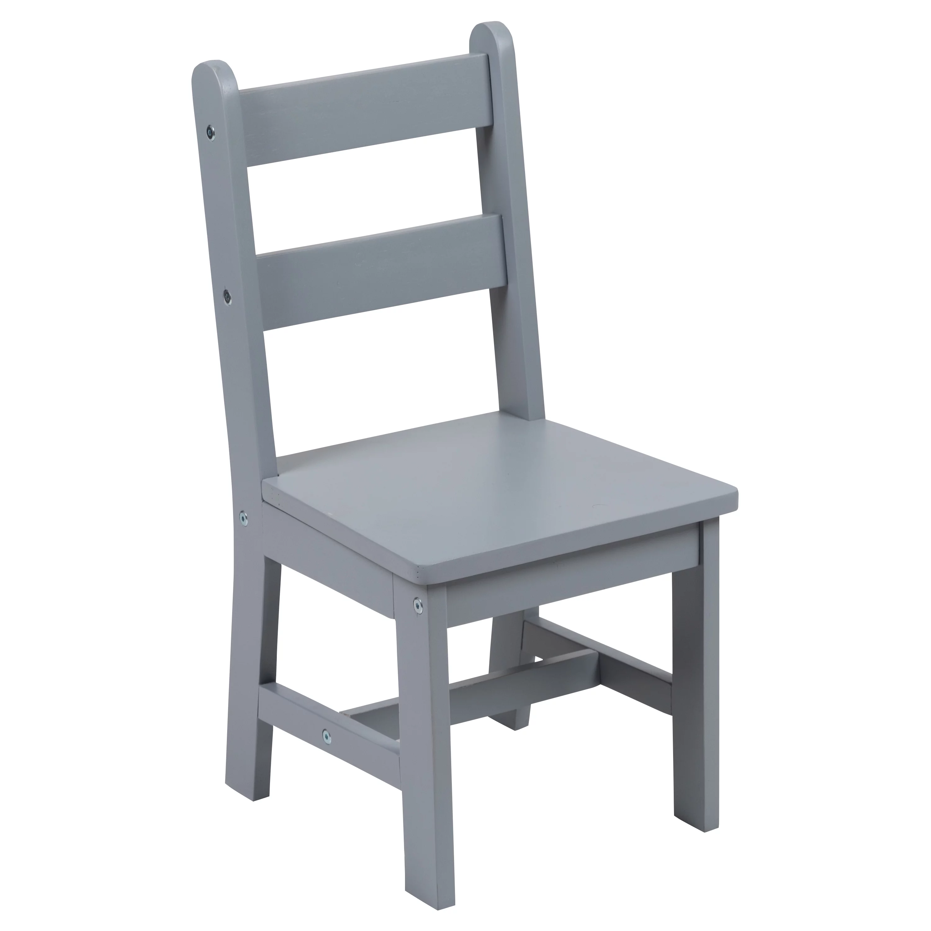 Flash Furniture Kyndl Kids 3 Hardwood Piece Table and Chair Set, Gray